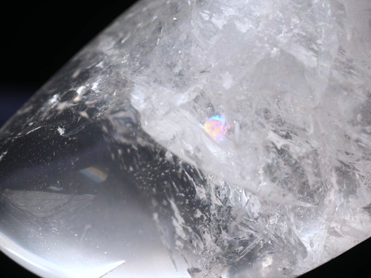 ホエール水晶置物