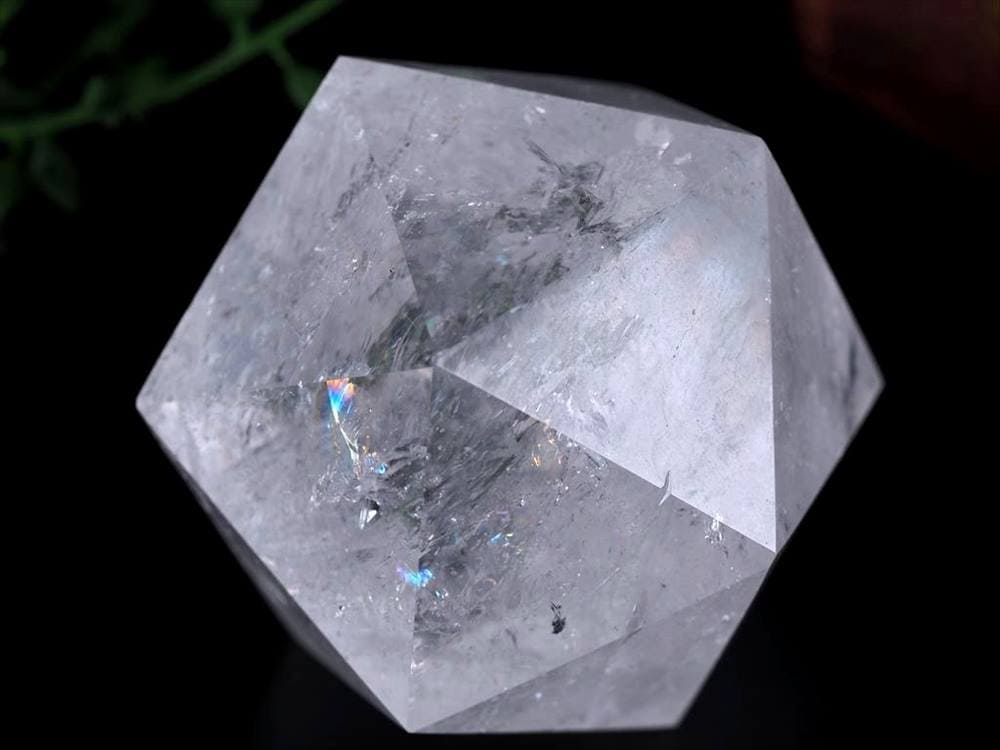 水晶 置物 正多面体 プラトン ブラジル産
