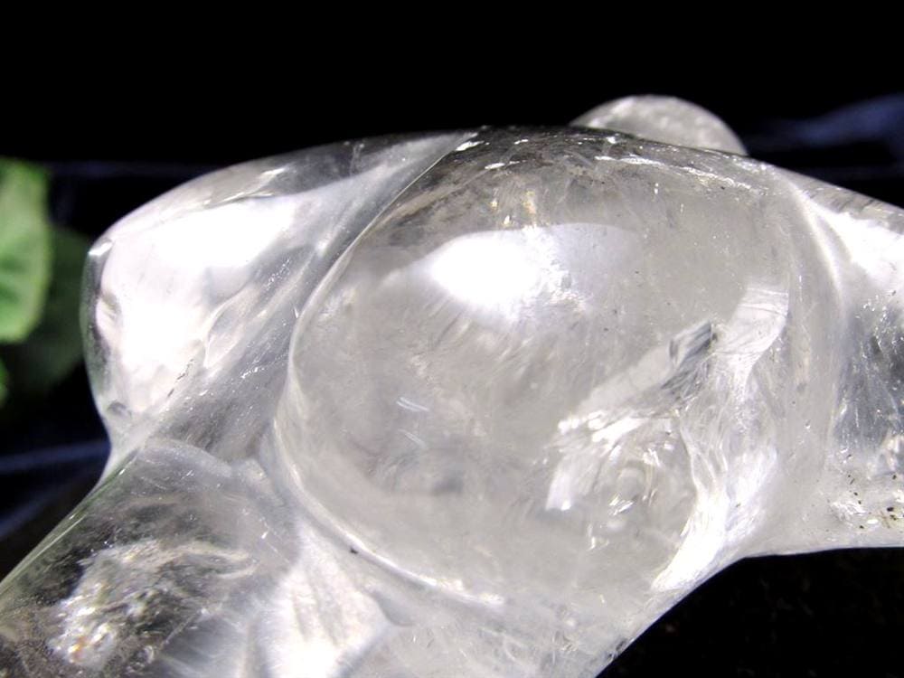 水晶 彫刻置物 クリスタル 女型 天然石