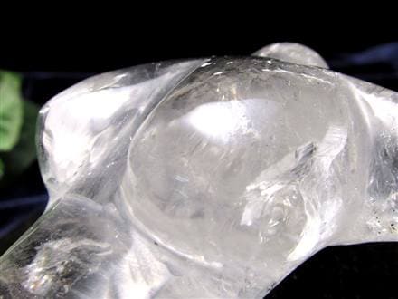 水晶 彫刻置物 クリスタル 女型 天然石