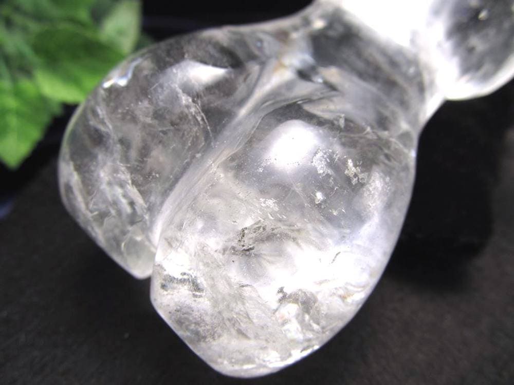 水晶 彫刻置物 クリスタル 女型 天然石