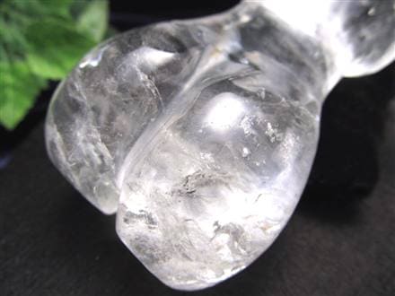 水晶 彫刻置物 クリスタル 女型 天然石