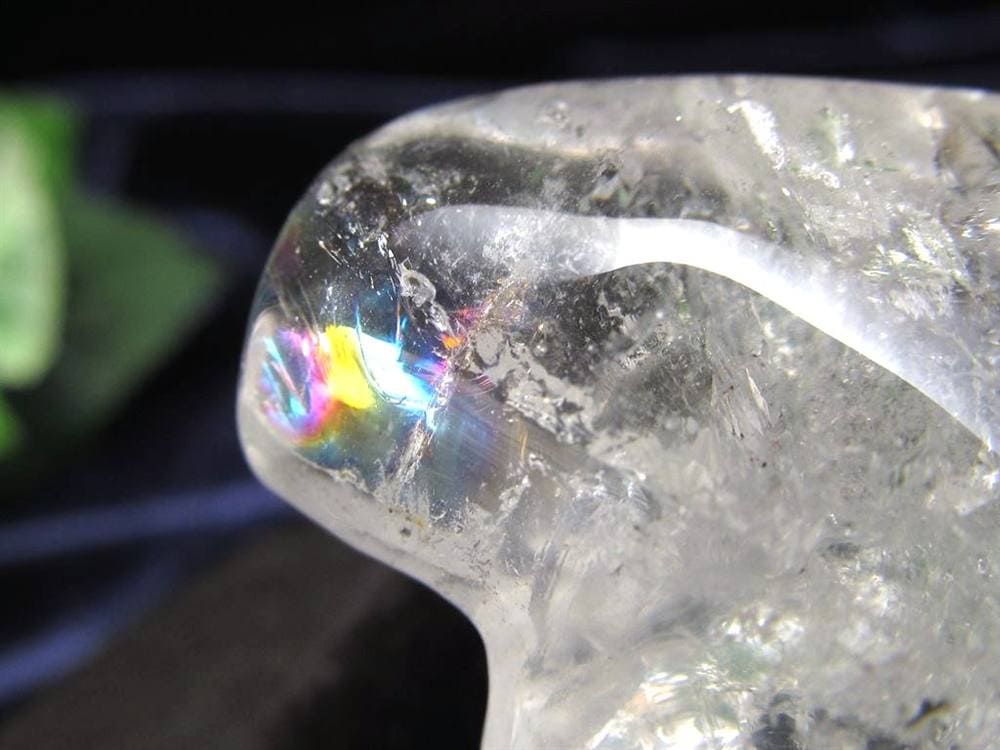 水晶 彫刻置物 クリスタル 女型 天然石