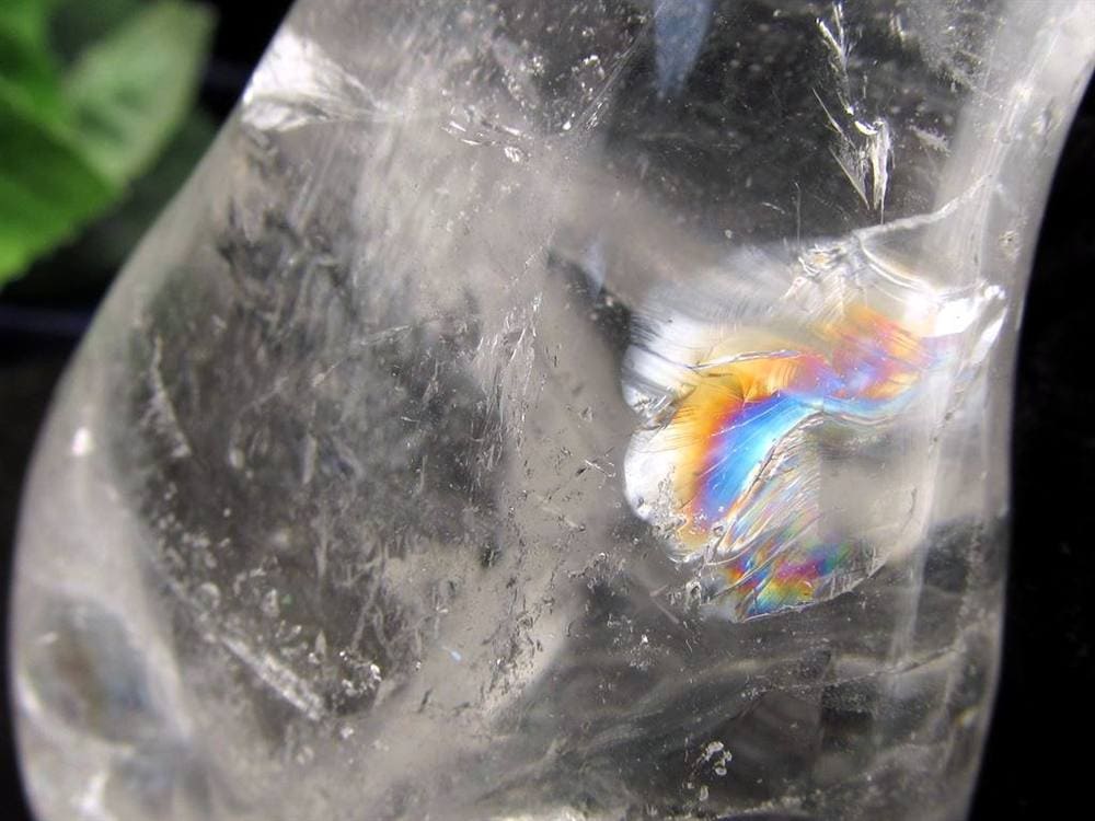 水晶 彫刻置物 クリスタル 女型 天然石