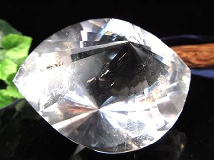 天然水晶 ツイストファセットカット クリスタル レムリアンシードクリスタル