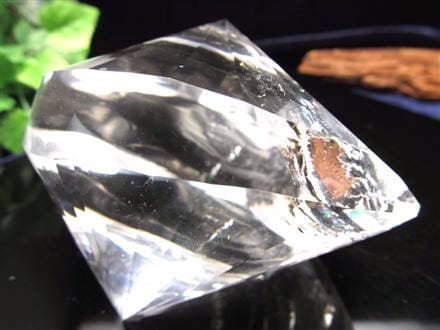 天然水晶 ツイストファセットカット クリスタル レムリアンシードクリスタル