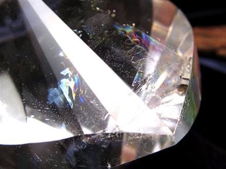 天然水晶 ツイストファセットカット クリスタル レムリアンシードクリスタル