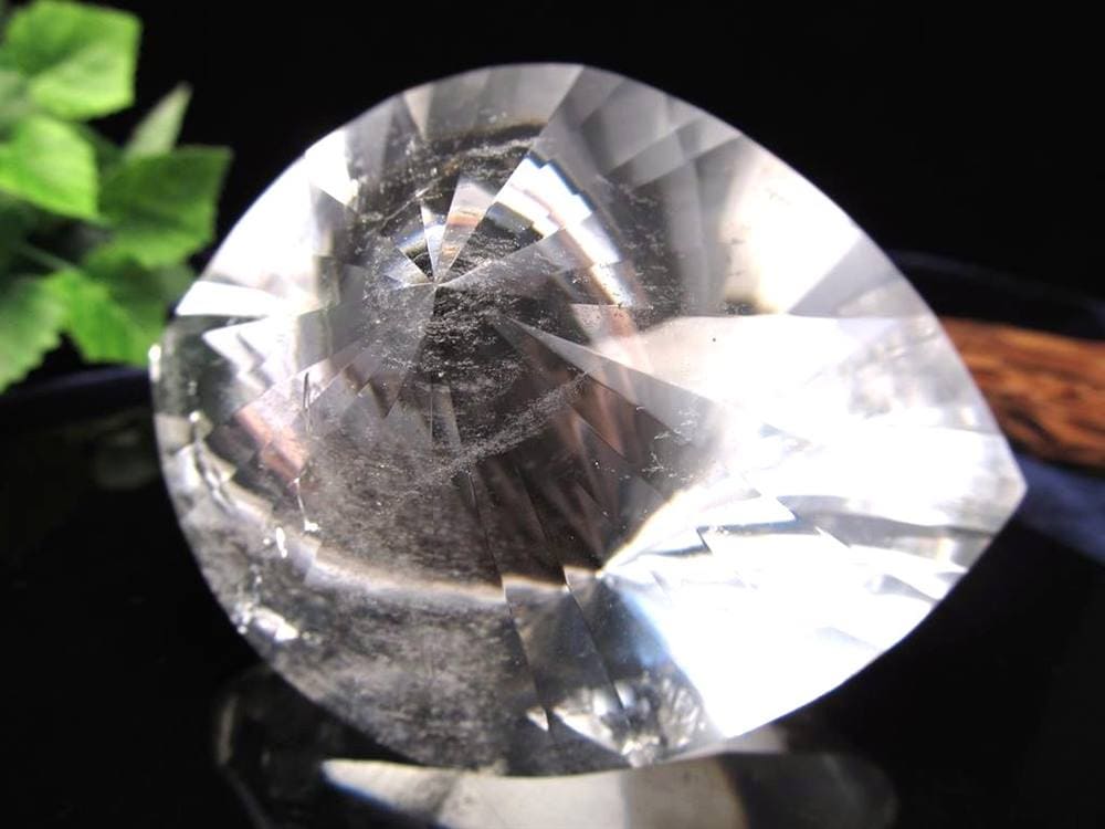 天然水晶 ツイストファセットカット クリスタル レムリアンシードクリスタル