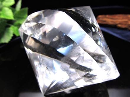 天然水晶 ツイストファセットカット クリスタル レムリアンシードクリスタル