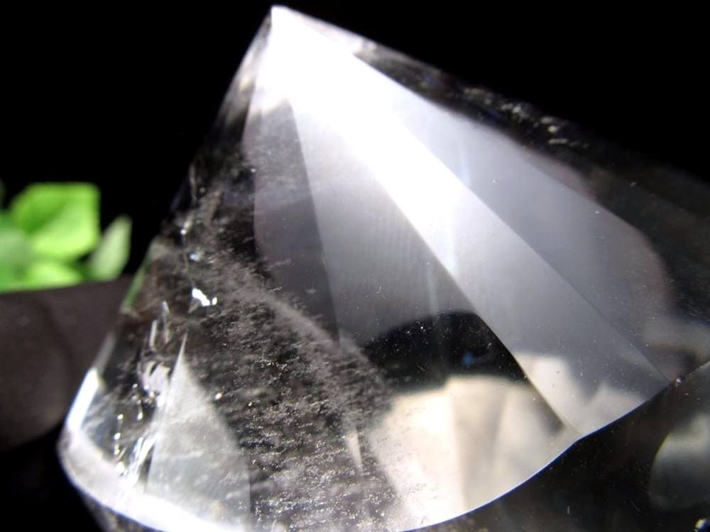 天然水晶 ツイストファセットカット クリスタル レムリアンシードクリスタル