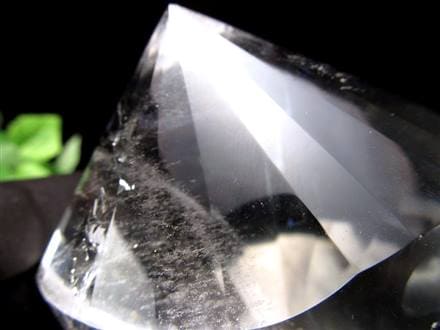 天然水晶 ツイストファセットカット クリスタル レムリアンシードクリスタル