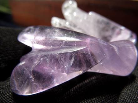 紫水晶 アメジスト エンジェル 彫刻置物 インテリア
