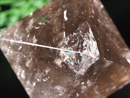 スモーキークォーツ 置物 正多面体 プラトン 煙水晶