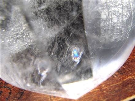 水晶 クリスタル フレイム型置物 インテリア ねじれ