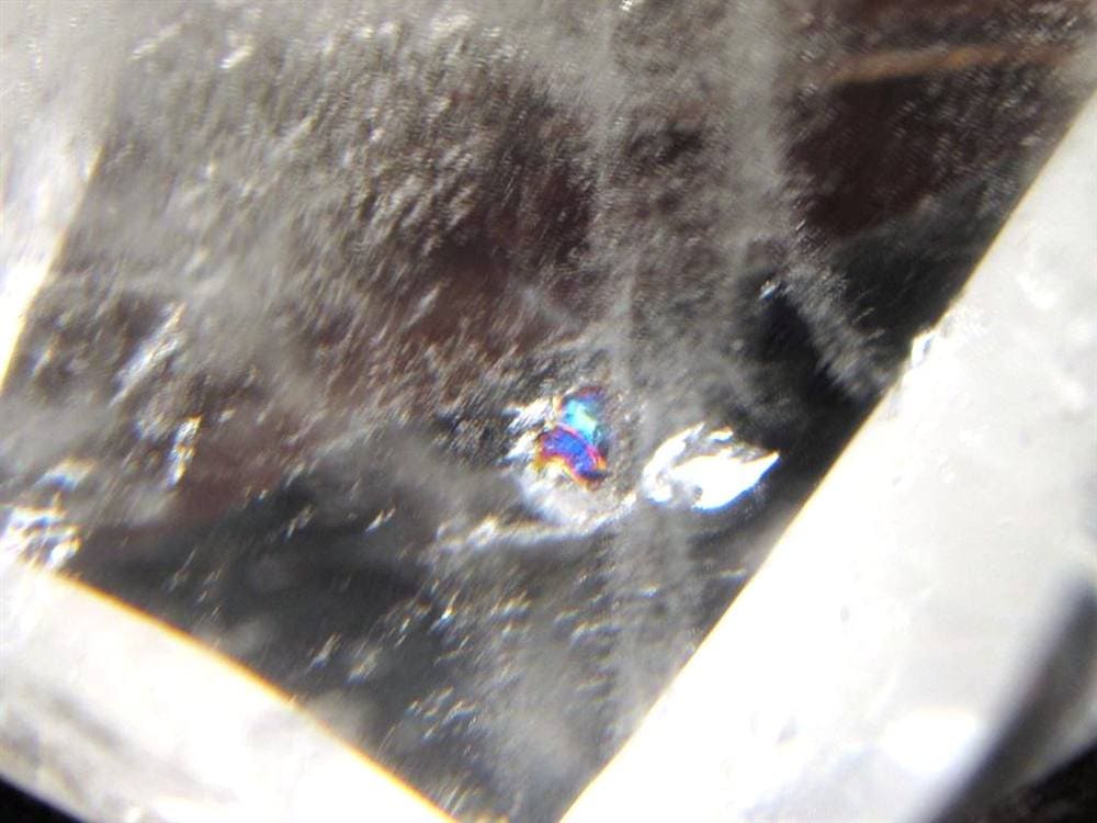 水晶 クリスタル フレイム型置物 インテリア ねじれ