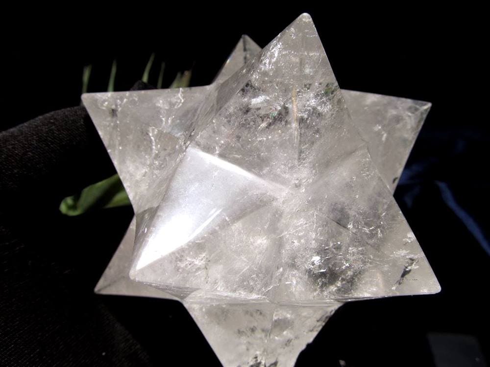 アステロイド クォーツ 水晶 小星型12面体 スピリチュアル 六芒星
