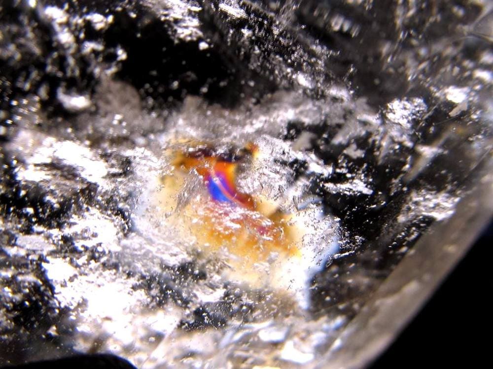 天然水晶 ハートカット オブジェ ブラジル産 置物