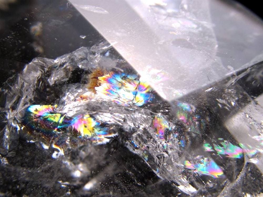 天然水晶 ハートカット オブジェ ブラジル産 置物