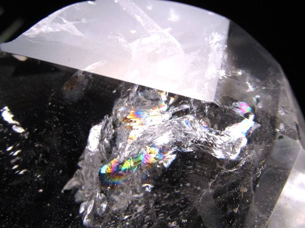 天然水晶 ハートカット オブジェ ブラジル産 置物