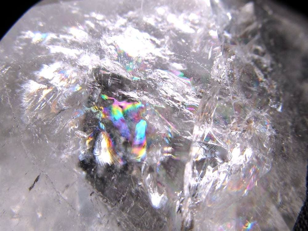 天然水晶 ハートカット オブジェ ブラジル産 置物