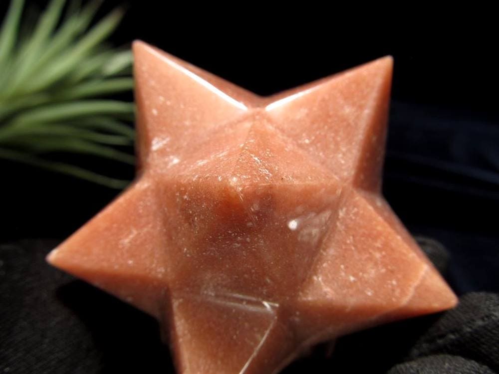 アステロイド レッドアベンチュリン 砂金石 小星型12面体 置物