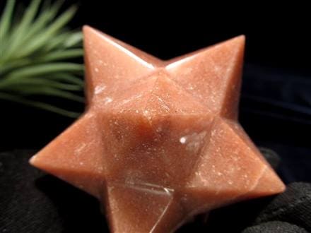 アステロイド レッドアベンチュリン 砂金石 小星型12面体 置物