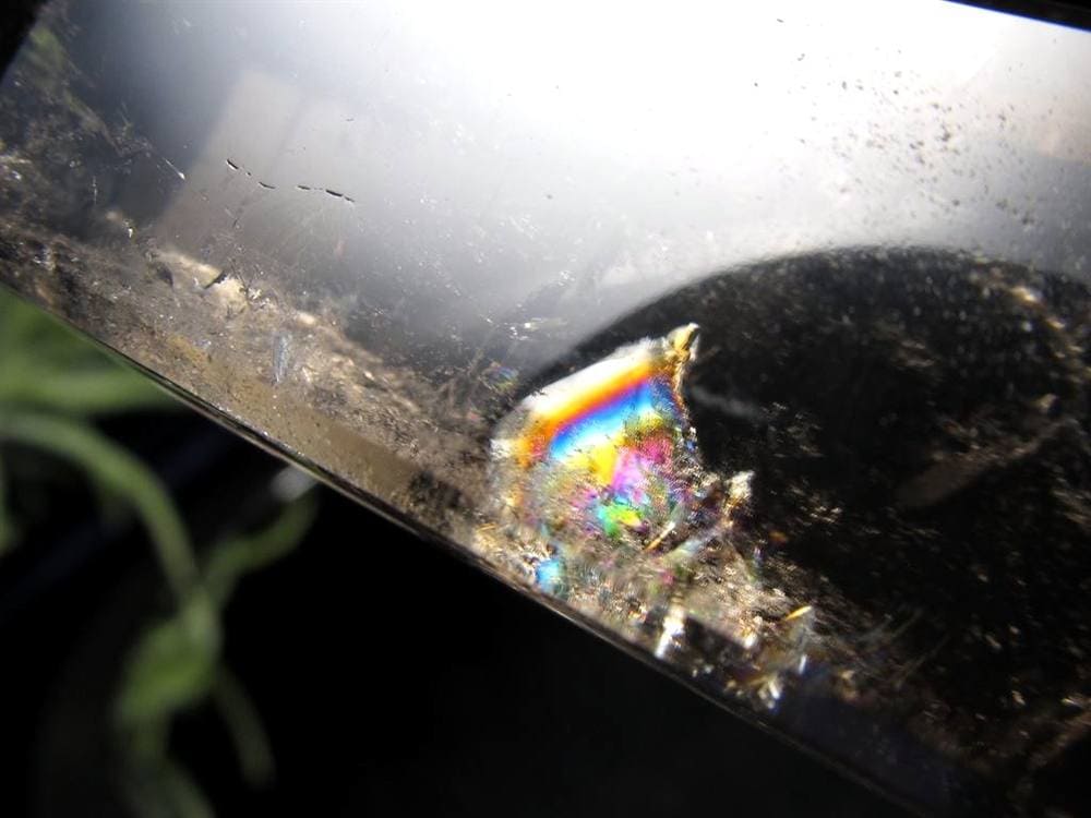オベリスク インテリア ポイント スモーキークォーツ 煙水晶 浄化