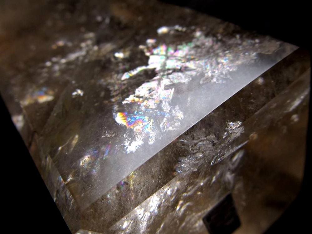 オベリスク インテリア ポイント スモーキークォーツ 煙水晶 浄化