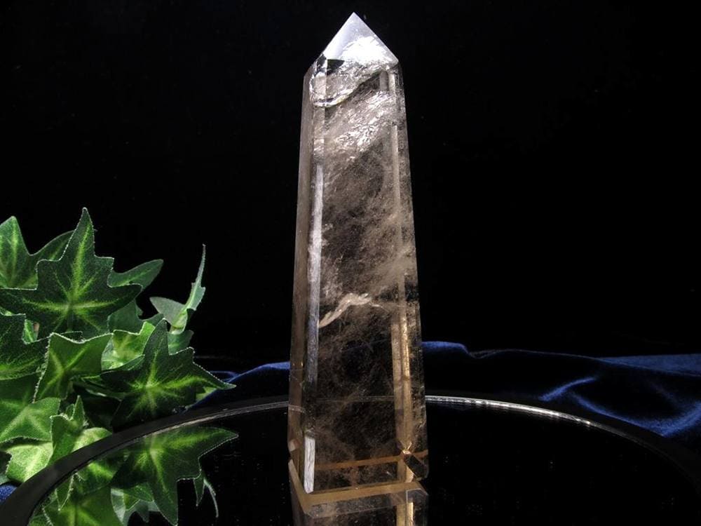 オベリスク インテリア ポイント スモーキークォーツ 煙水晶 浄化