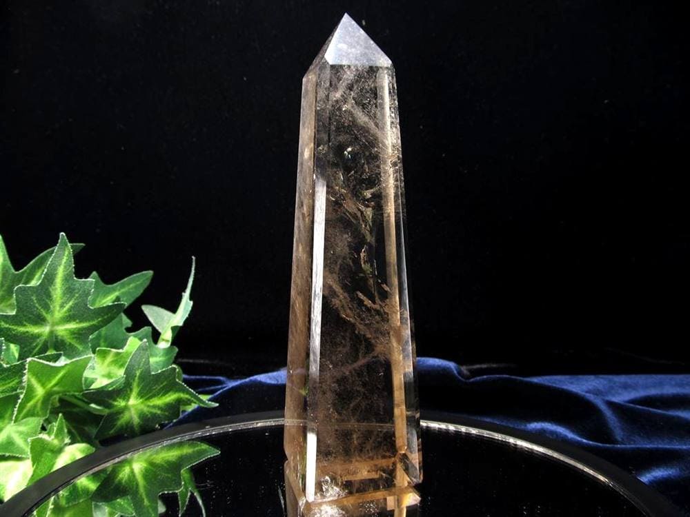 オベリスク インテリア ポイント スモーキークォーツ 煙水晶 浄化