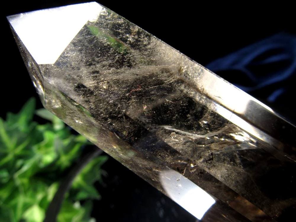 オベリスク インテリア ポイント スモーキークォーツ 煙水晶 浄化