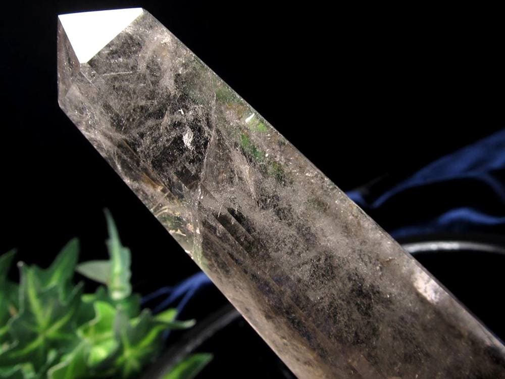 オベリスク インテリア ポイント スモーキークォーツ 煙水晶 浄化