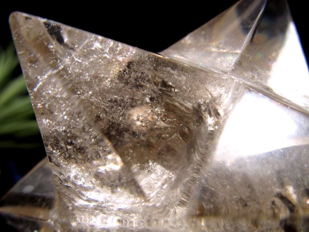 アステロイド スモーキークォーツ 煙水晶 小星型12面体 置物