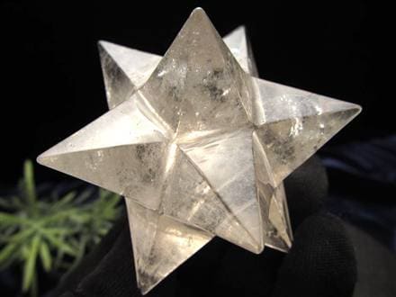 アステロイド スモーキークォーツ 煙水晶 小星型12面体 置物