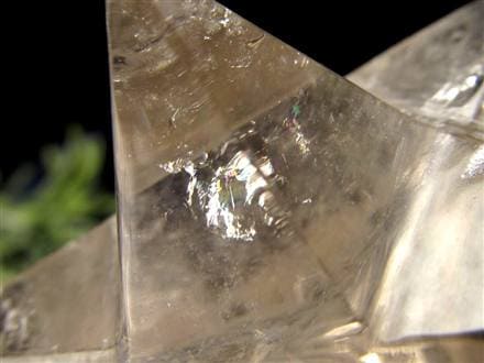 アステロイド スモーキークォーツ 煙水晶 小星型12面体 置物