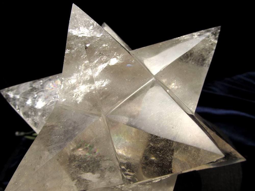 アステロイド スモーキークォーツ 煙水晶 小星型12面体 置物