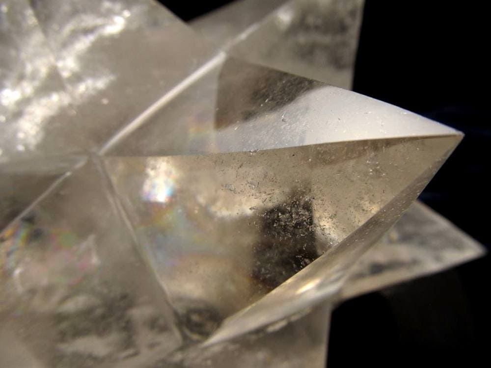 アステロイド スモーキークォーツ 煙水晶 小星型12面体 置物