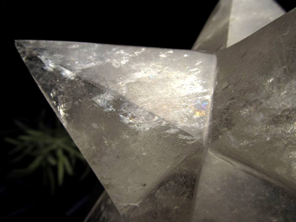 アステロイド スモーキークォーツ 煙水晶 小星型12面体 置物