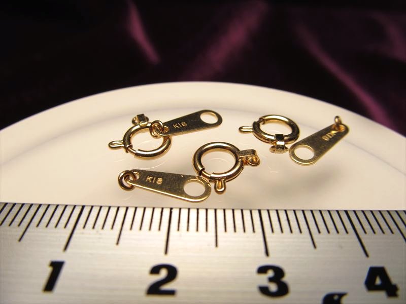 ◇高品質18金メタルパーツ◇ネックレスやワイヤーブレスの必需品