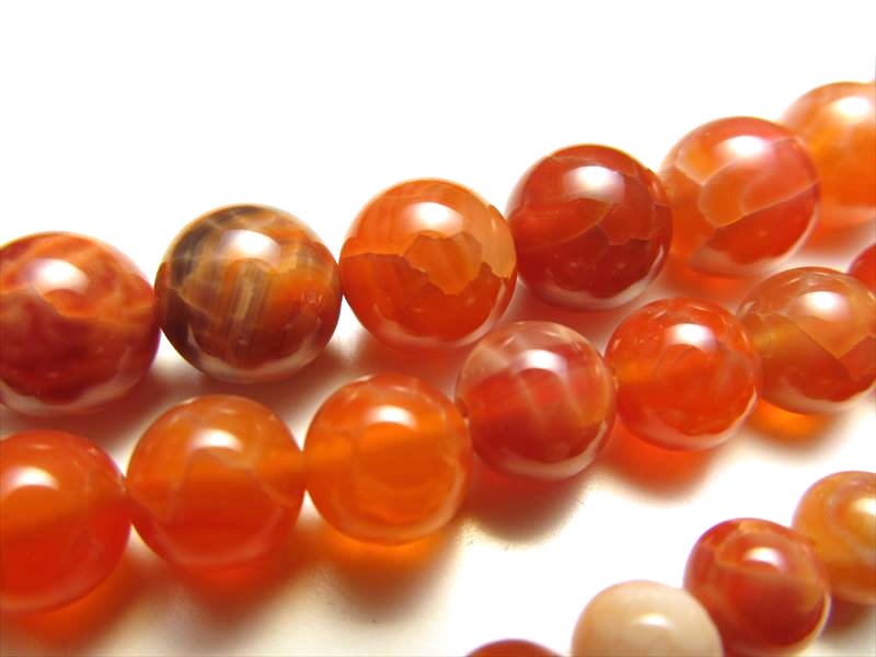 ❇tamago様1本のみ クレイジーアゲー 共生瑪瑙 ブレスレット(オレンジ系) ❇tamago様1本のみ クレイジーアゲー 共生瑪瑙 ブレスレット