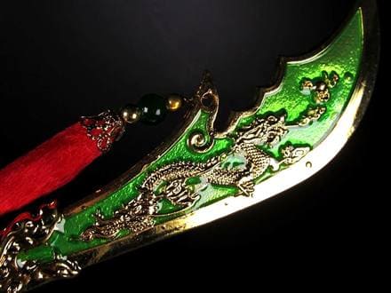 関羽 三国志 クリスタルガラス 置物 雲長