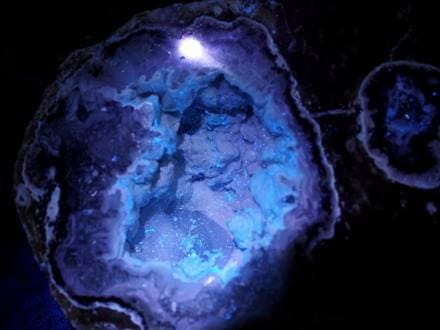 トランカスジオード ジオード 瑪瑙 水晶 カルサイト