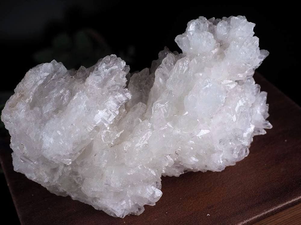 アラゴナイト フロスフェリ 結晶原石 白色 カルサイト