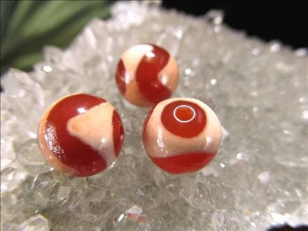 天珠 赤天珠 てんじゅ チベット 赤瑪瑙