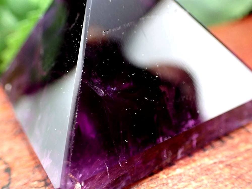 アメジスト 紫水晶 ピラミッド インテリア 浄化