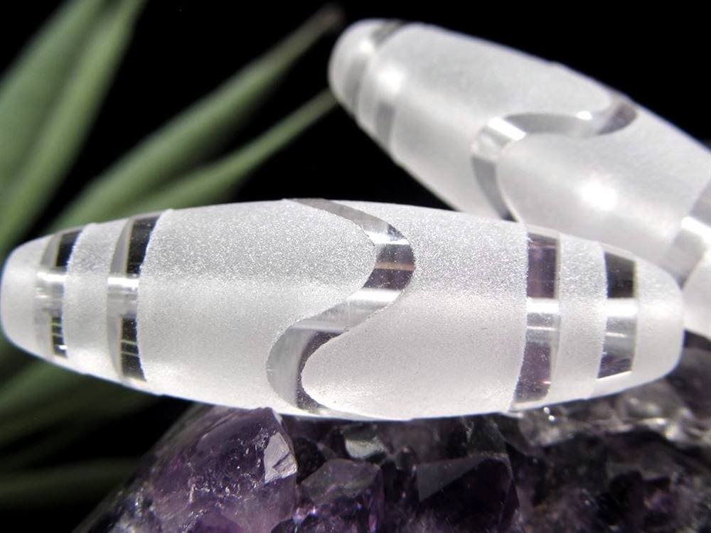 天珠 水晶 クリスタル天珠 水晶天珠