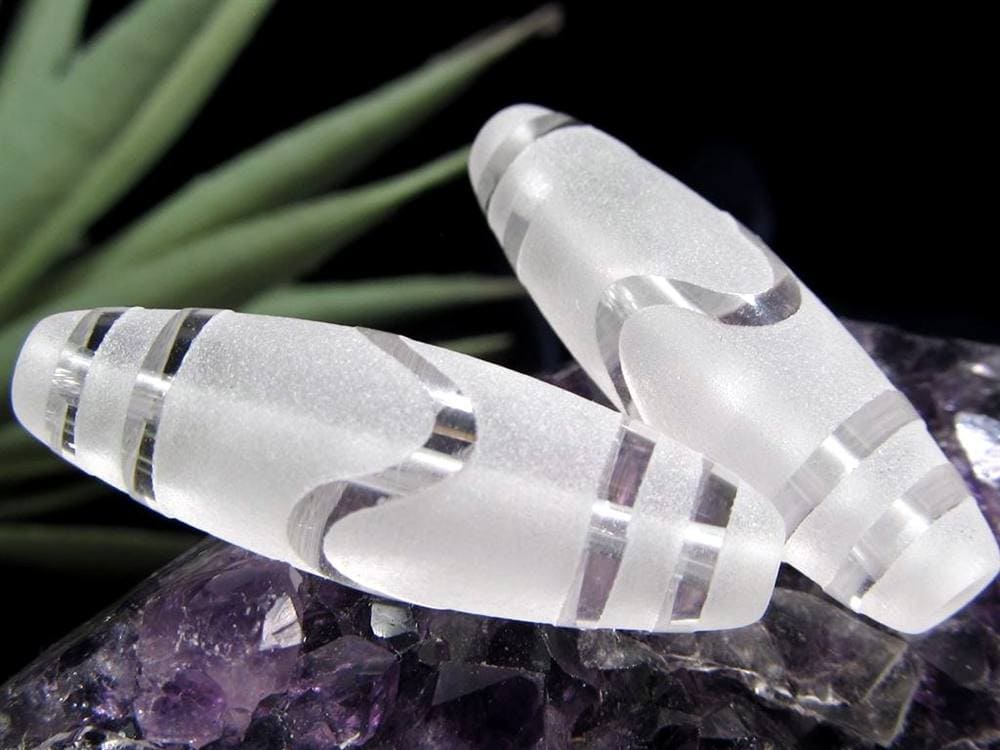 天珠 水晶 クリスタル天珠 水晶天珠