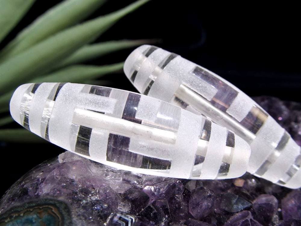 天珠 水晶 クリスタル天珠 水晶天珠