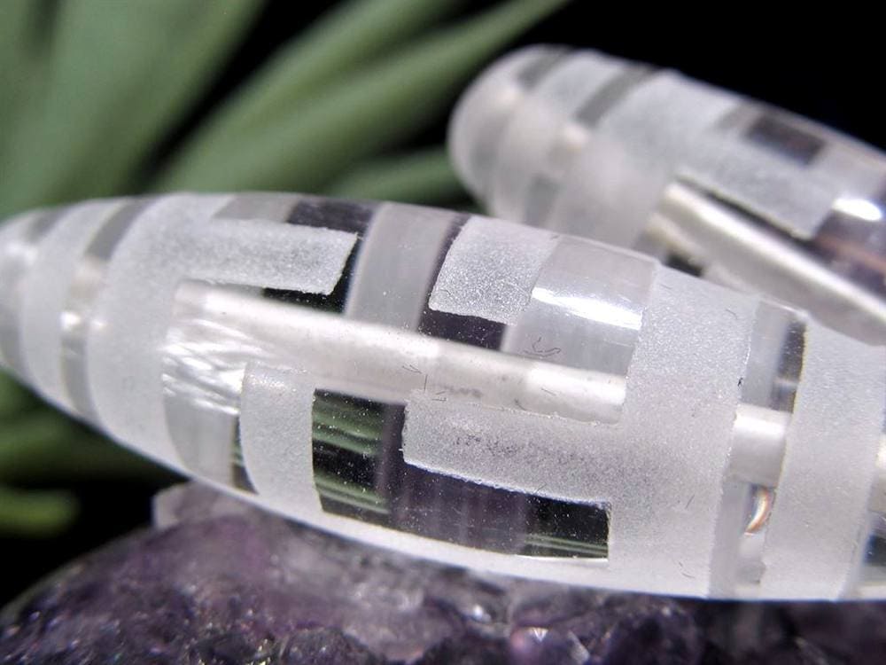 天珠 水晶 クリスタル天珠 水晶天珠