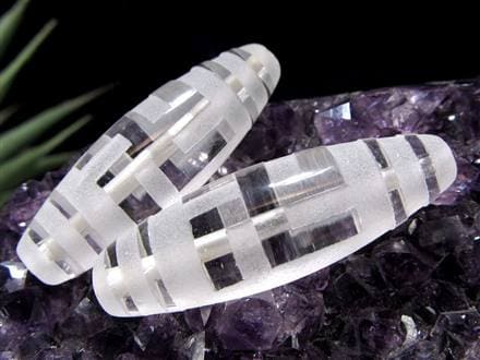 天珠 水晶 クリスタル天珠 水晶天珠